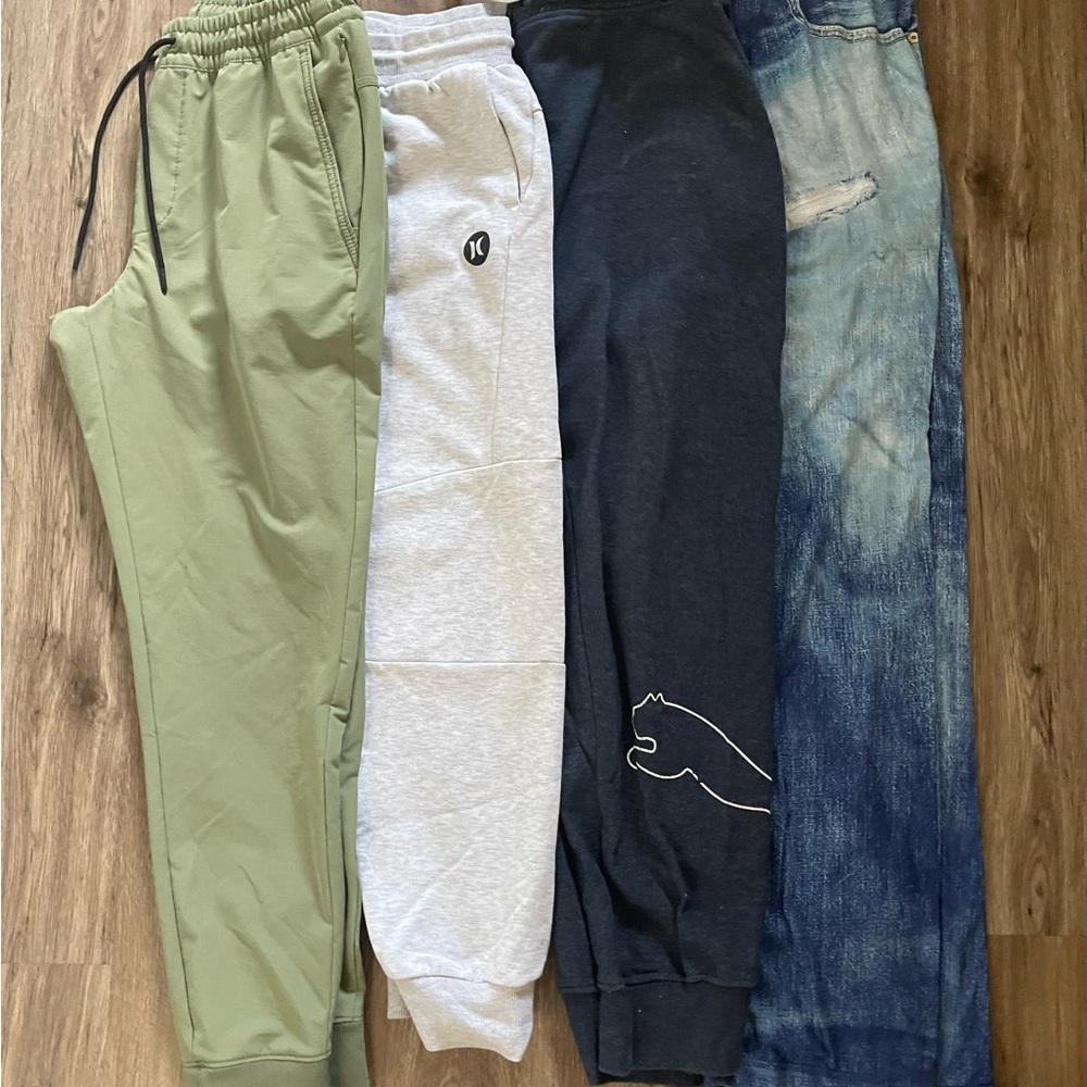 MENS Green Jogger Pants